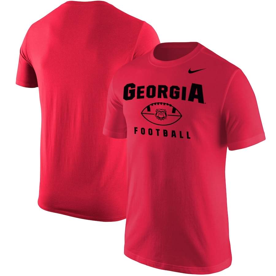Men's Georgia Bulldogs BCS Football Oopty Oop Red College NCAA Football T-Shirt JUP30M8I