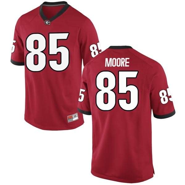 Youth Georgia Bulldogs #85 Cameron Moore Red Game College NCAA Football Jersey MXX81M8Z
