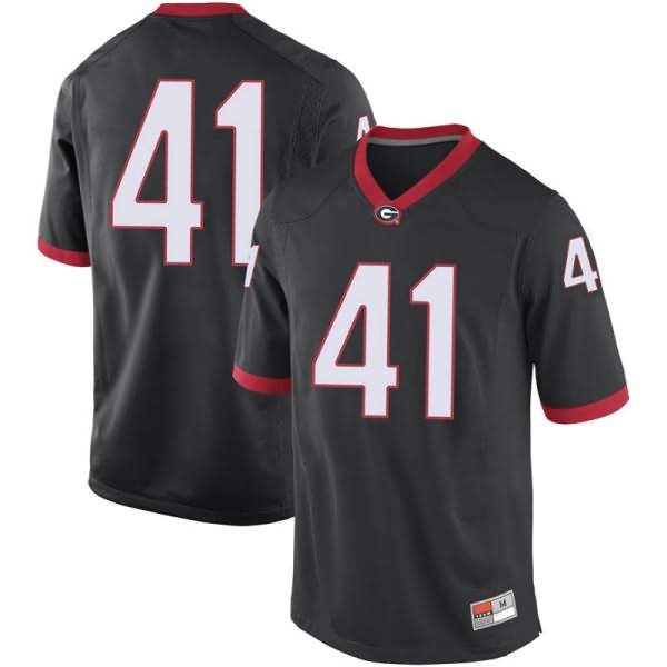 Youth Georgia Bulldogs #41 Channing Tindall Black Game College NCAA Football Jersey OFB30M5E