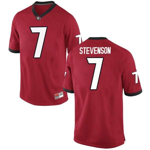 Youth Georgia Bulldogs #7 Tyrique Stevenson Red Game College NCAA Football Jersey BFJ78M6D