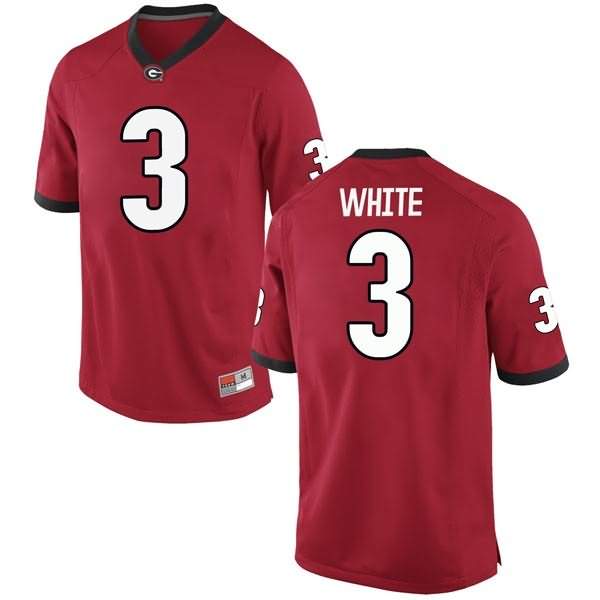 Youth Georgia Bulldogs #3 Zamir White Red Game College NCAA Football Jersey CVV62M8Y